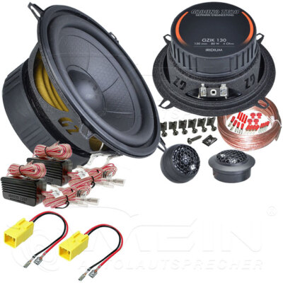 GROUND ZERO LAUTSPRECHER für ALFA ROMEO 145 1994-2001 Heck Hinten 140W 130 #AO04