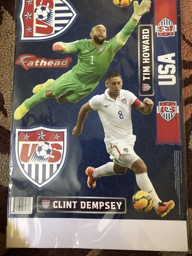 Fathead US Soccor Peel N Stick Clint Demosey & Tim Howard - Picture 3 of 5