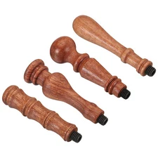 Wax Seal Stamp Handle Only 4 Pack Wooden Handle Sealing Stamp