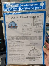 Worden CF18-12 Floral Border - 18" dome style