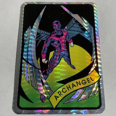 Original Vintage Marvel Archangel Prism Vending Machine Sticker 