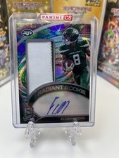 Elijah Moore 2021 Panini Spectra Radiant Rookie Patch Signatures Celestial /75