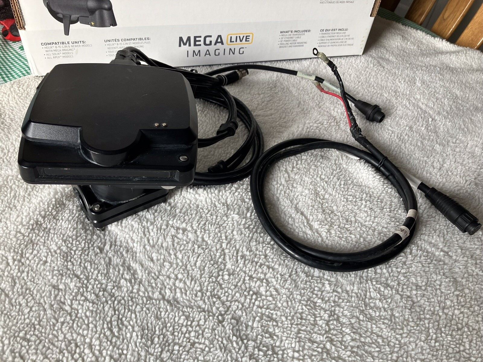 Used Humminbird Mega Live transducer eBay