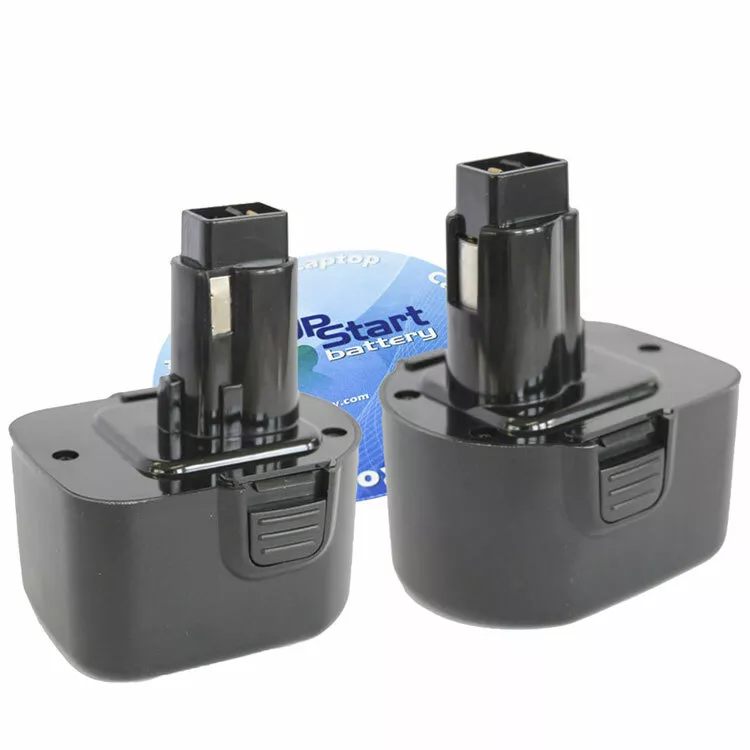 2X Battery works with DeWalt 397745 01 DE9074 DC9071 DE9037 12V 12 Volt 1.3Ah