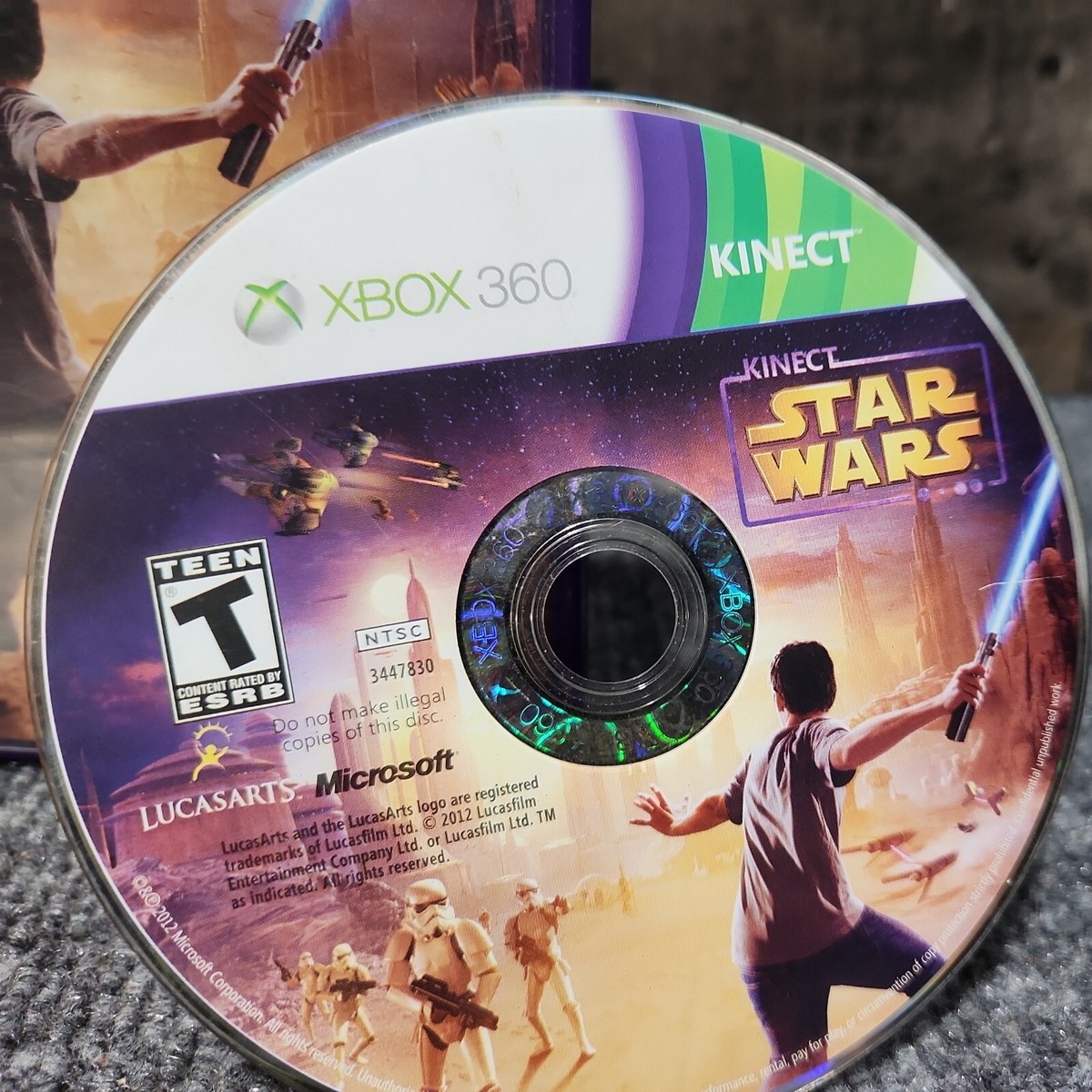 Star Wars Kinect Xbox 360 Video Game Disc2012 Kinect Required | eBay