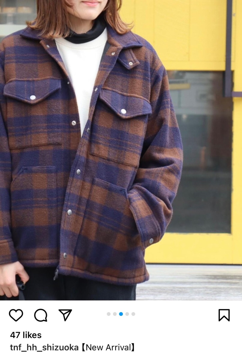 THE NORTH FACE PURPLE LABEL Wool Field CPO Check shirt THE NORTH FACE PURPLE LABEL Wool Field CPO Check shirt