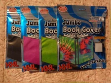 4 It's Academic Premium Edition Jumbo Book Covers XXL Super Stretchy New Lot #51