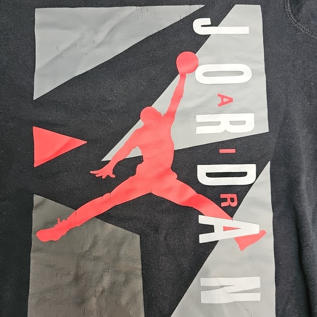 Nike Air Jordan Sweatshirt Men Sm Black Jumpman Fleece Pullover Retro Ft Print