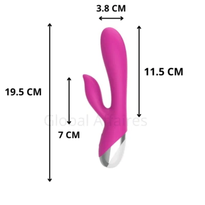 Sextoy Vibromasseur Rabbit Clitoris Point G Femme Godemichet Vibrant Dildo gode - Photo 1/4