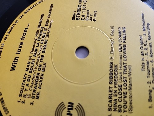 DUTCH press Compilation With Love From Capri – CA 1101/02 2 × Vinyl EXCELLENT - Picture 14 of 21