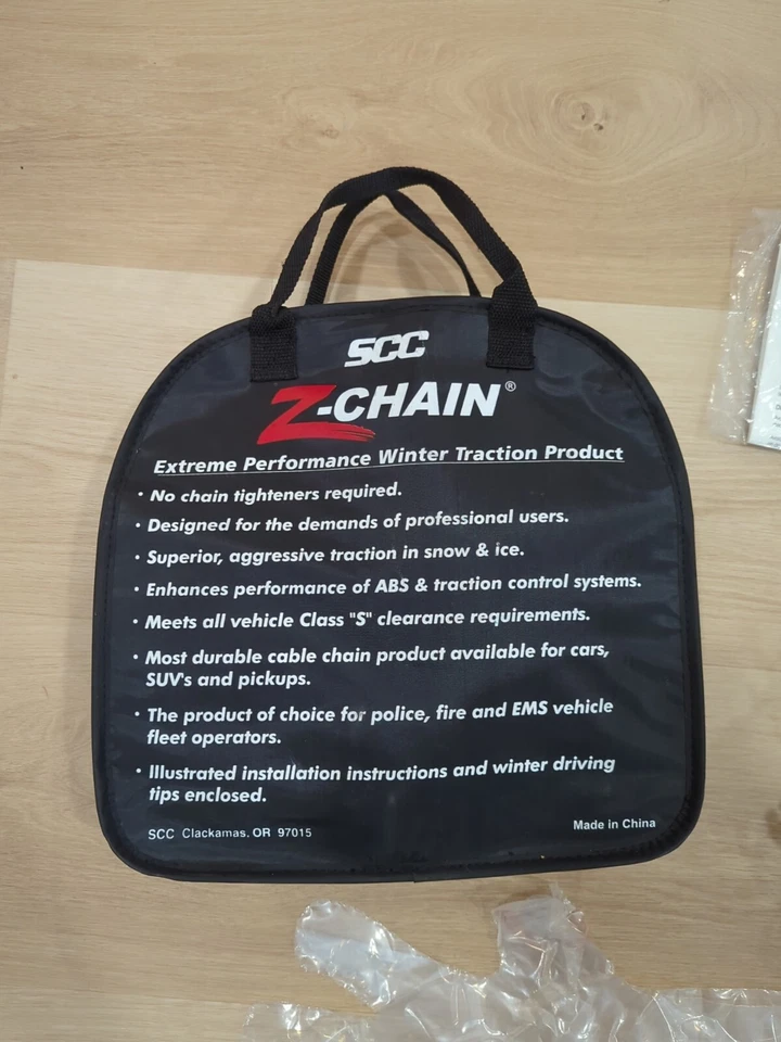 Snow Ice Chain Z-563 Z-Chain Extreme Performance Cable Tire Traction Set Of 2 - Image 3 of 4