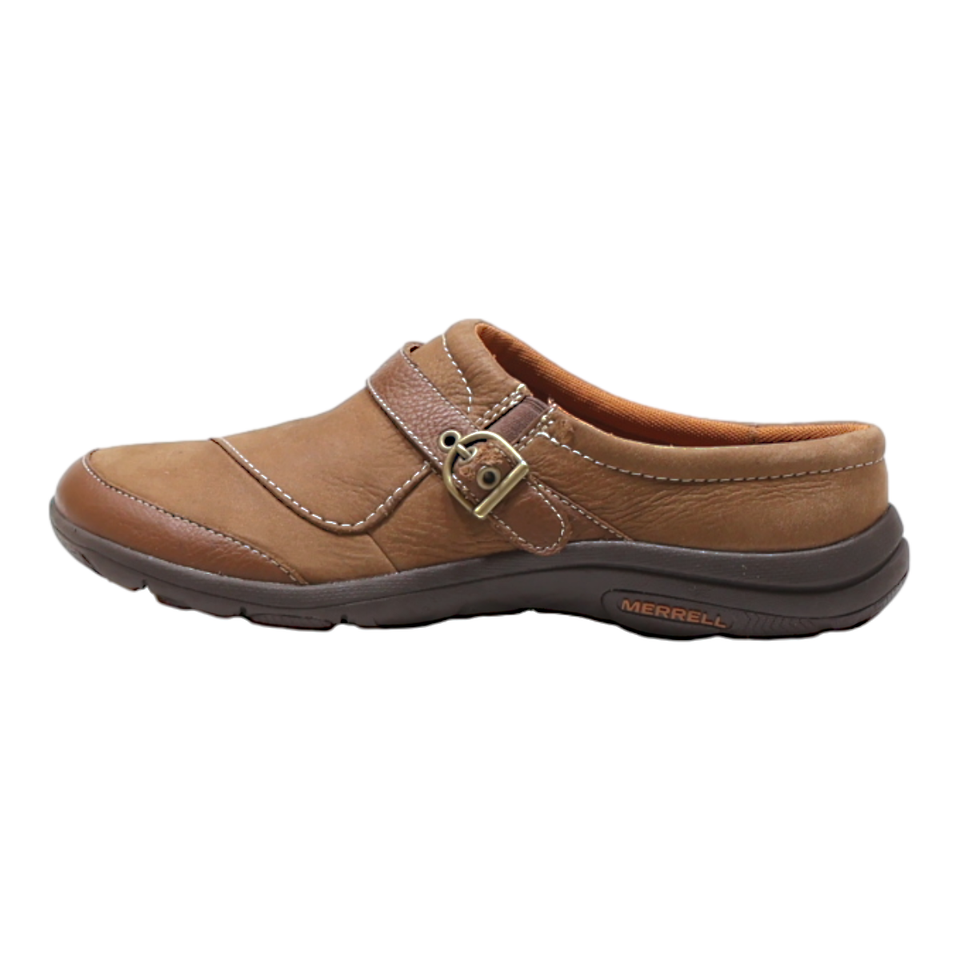 MERRELL Clog Shoes Brown Leather Womens UK 7 eBay