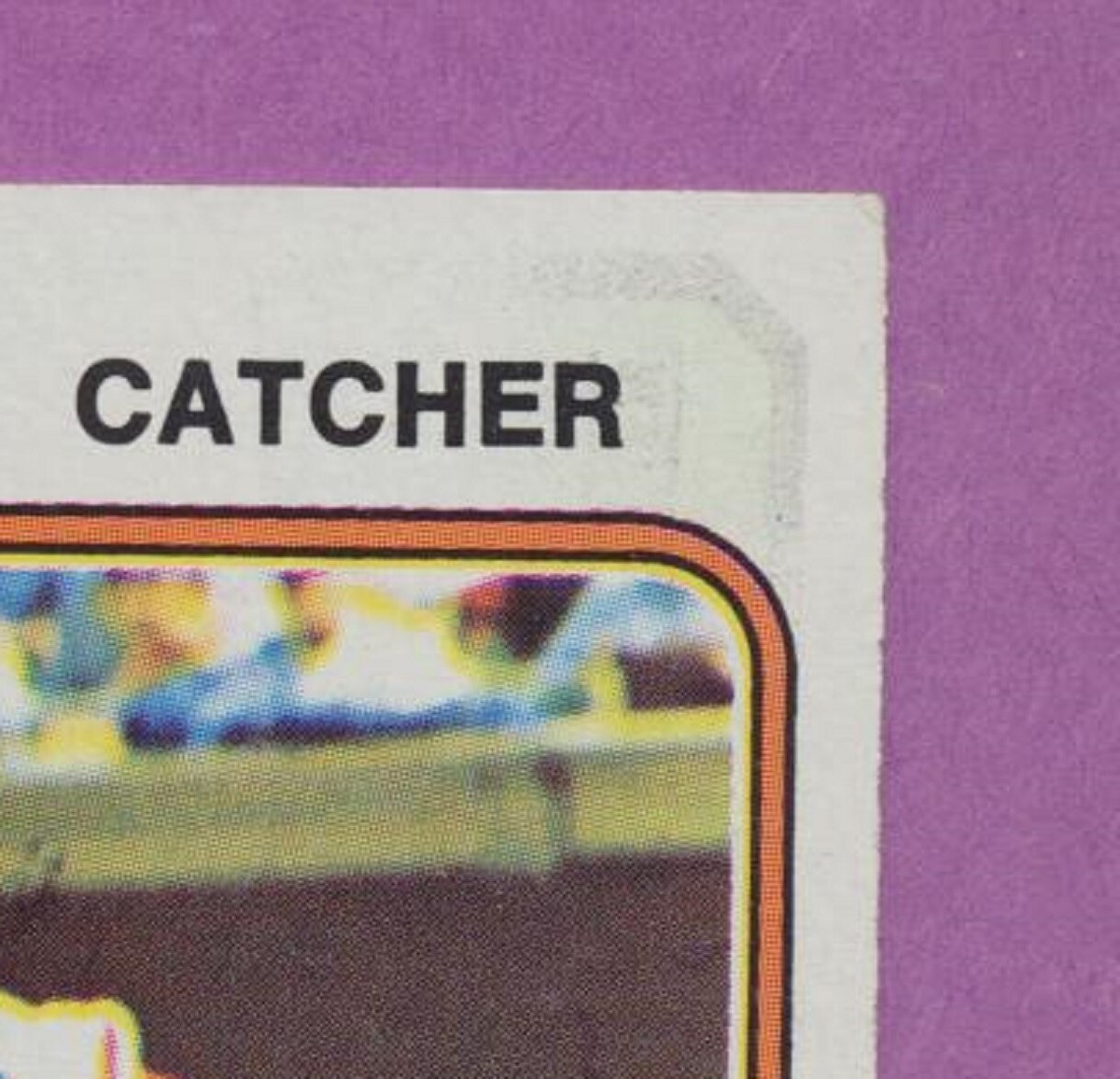 ERROR Card 1974 Topps Johnny Bench #10 WET SHEET TRANSFER ~ EX