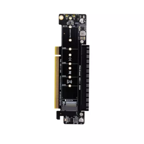Motherboard PCIE4.0 x16 to x8+x4+x4 Splitter Adapter Card Dual M.2 NVME Designed