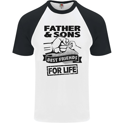 Father & Sons Best Friends for Life Herren S/S Baseball Maglietta