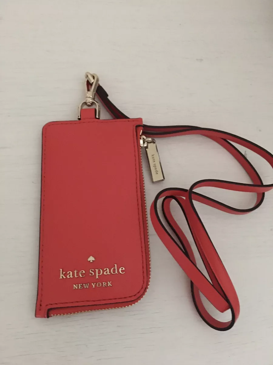 Kate Spade Staci Card Case Lanyard