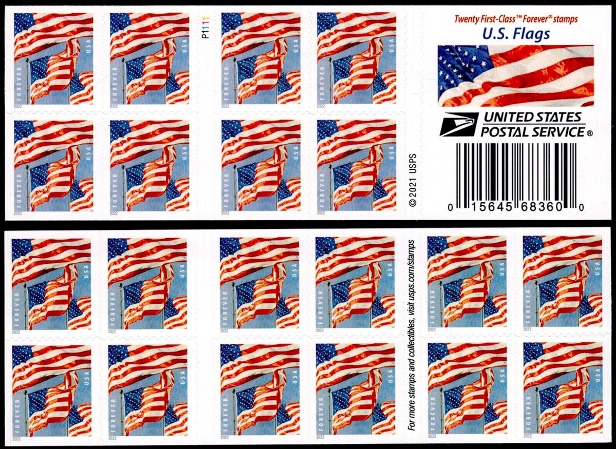 2022 US FLAGS Booklet of 20 Forever Stamps MNH #5659a | eBay