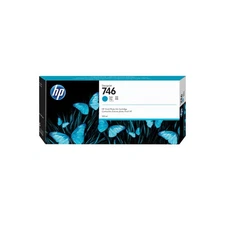 	HP 746 Cyan 300-ml Genuine Ink Cartridge P2V80A for DesignJet Z6 & Z9+ Large	