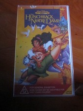 VHS VIDEO TAPE WALT DISNEY'S THE HUNCHBACK OF NOTRE DAME  ** MUST SEE *