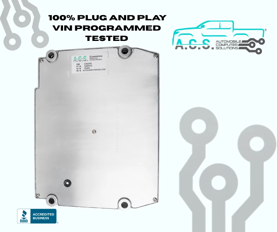 Dodge 2500 3500 2010 2011 2012 6,7 L diésel Cummins Ram ECM PCM ECU Foto 2 de 4