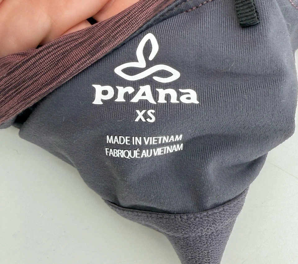 Blusa Prana Rasin Heather Zendra Halter Neck Activewear Bralette Tamanho XS Yoga - Imagem 4 de 4