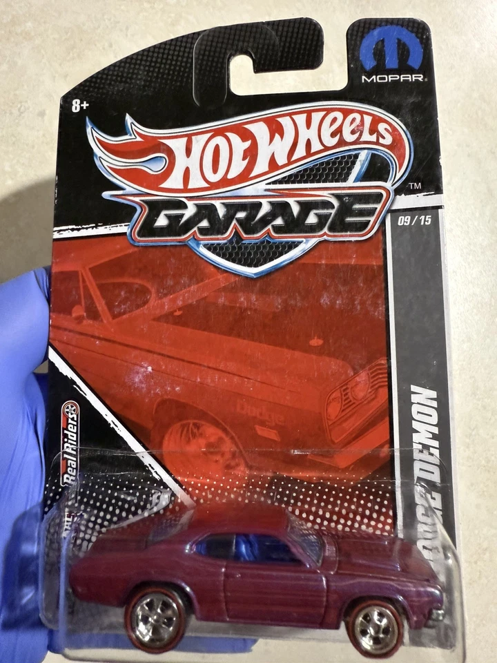 Dodge Demon Real Riders Redline 2012 Hot Wheels Garage Mopar 1971 - MOPAR Foto 2 de 4