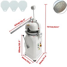 110V Commercial 30 Blocks Semi-Automatic Dough Divider and Rounder 30g-100g
