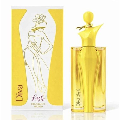 FRAGRANCE WORLD DIVA LUSH 100ML EAU DE PARFUM SPRAY NAGELNEU & VERSIEGELT
