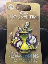 Disney Turn Over Time Beauty and The Beast Lumiere Spinner Hourglass LE 2500 Pin