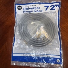 Range Oven Electric Power Cord 3 Prong Wire 40 AMP 6' Foot Heavy Duty 250V