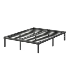 14 Inch Full Size Metal Platform Bed Frame with Heavy-Duty Steel Slat Support...