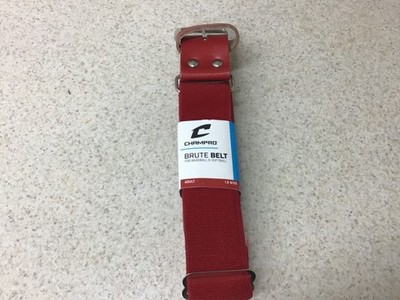 NEW WITH TAGS CHAMPRO Brute Belt for Softball & Baseball Adult 1.5 Wide Red