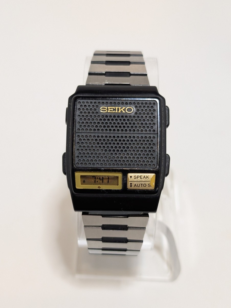 Vintage Seiko Talking Digital Speaker Watch A966-4010 | eBay