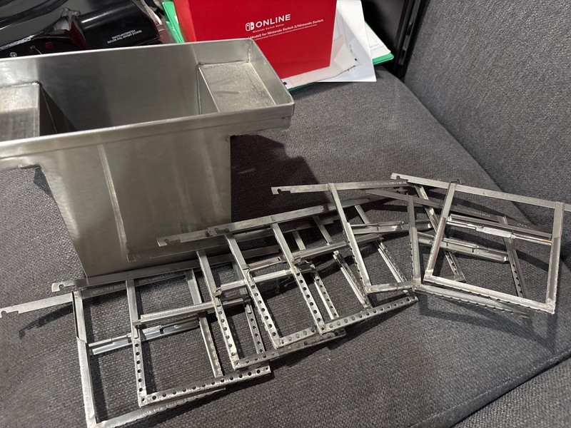 Vintage 8x Kodak No. 4A 3-1/4 X 4-1/4 Film Plate Dev.  Hangers Stainless - Arkay