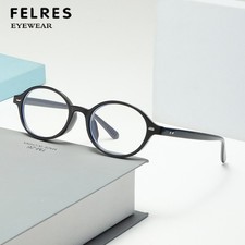 Men Women Small Frames Oval Eyeglasses Personality Simple Clear Lens Glasses Hot