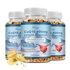 CoQ10 400mg - PQQ, Antioxidant, Mitochondria Biogenesis Cellular Energ, Heart