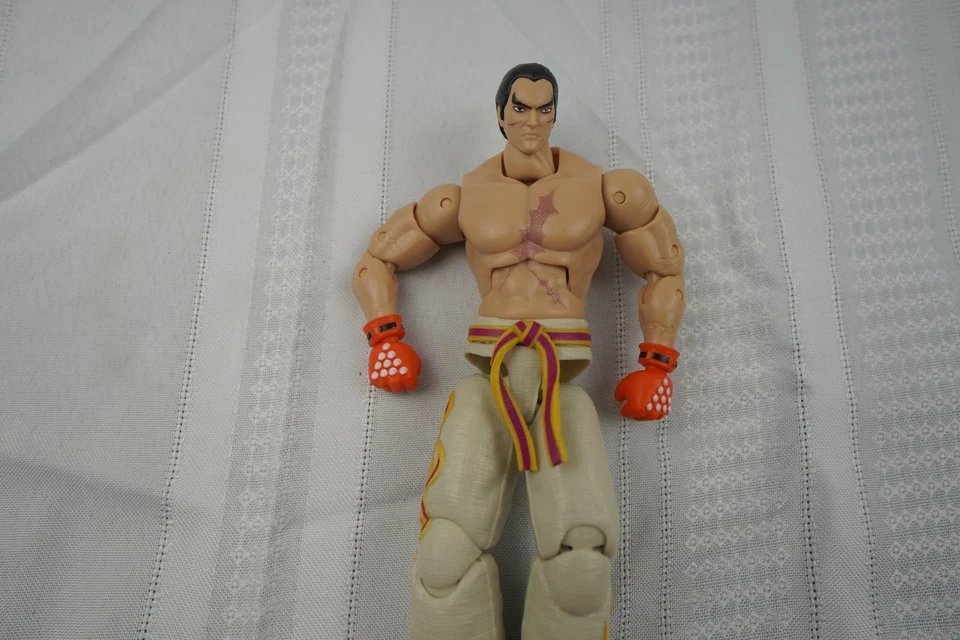 Tekken Kazuya Mishima Action Figure 7" Bandai Namco Articulated Collectible Toy - Image 4 of 4