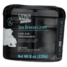  On The Go Odor Absorbing Solid Air Freshener, Sea Breeze Linen, 8-Ounce, Pack 