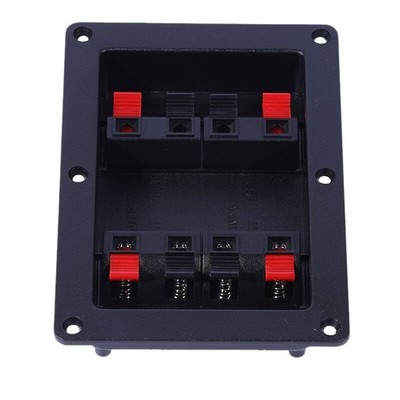 2pcs Thickened Speaker Junction Box Speaker Terminal Binding Post Audio Socket*p