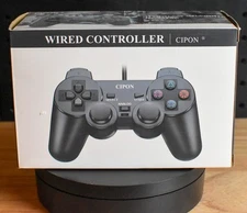 CIPON Wired Controller for Playstation 2 PS2 HY-1101 Untested