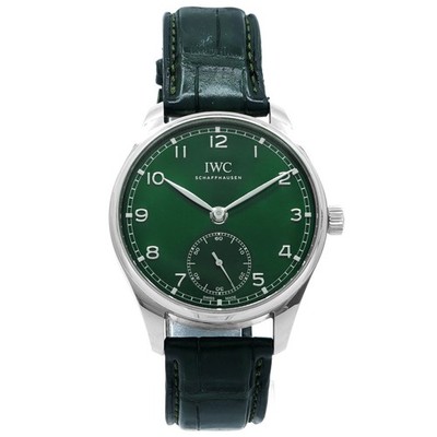 IWC Watch Portuguese Automatic Green IW358310 - Inventory 8486 Stainless Steel