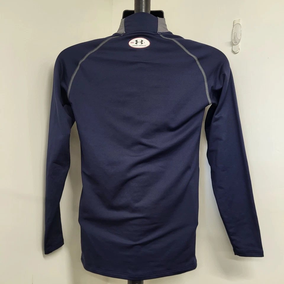 Under Armour Compression Shirt Men’s Size Small Blue Cold Gear Long Sleeve ..... - Image 4 of 4
