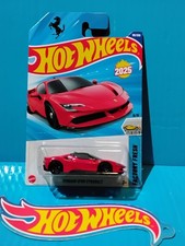 2025 HOT WHEELS NEW MODEL FERRARI SF90 STRADALE #191 RED FACTORY FRESH HYBRID 