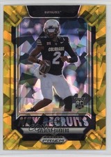 2025 Panini Prizm Draft Picks New Recruits Gold Ice Shedeur Sanders #15 19b1