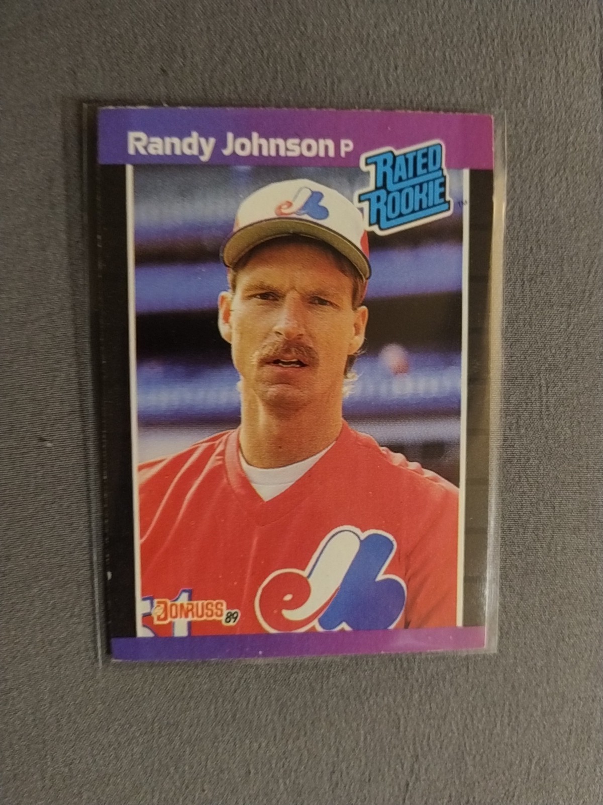 1989 Donruss - Rated Rookie Randy Johnson #42 *Denotes* Next to PERFORMANCE (RC)