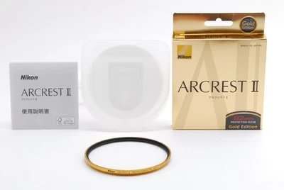 [Unused] NIKON ARIIGL-PF82 ARCREST II PROTECTION FILTER GOLD EDITION 82mm #7740 - Image 1 of 4