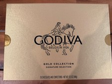 New Godiva Gold Collection Assorted Chocolate Gift Box 30 Pieces