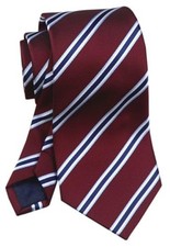 Men's Floral Striped Checked Ties Classic Groomsmen One Size Red and Grey