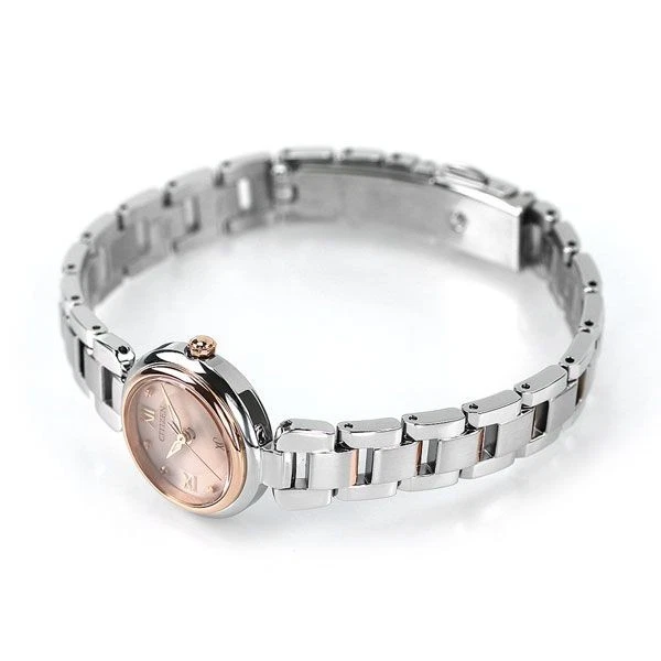 Reloj Citizen EW5574 51W xC Eco Drive para mujer esfera rosa zafiro plateado Foto 3 de 4