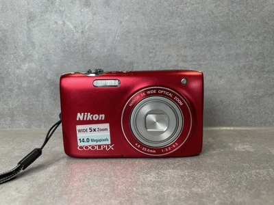 Nikon Coolpix S3100 | Retro Digitalkamera | Rot | Gepflegter Zustand ✅ - Bild 1 von 4
